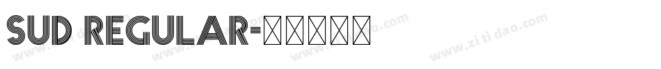 Sud Regular字体转换